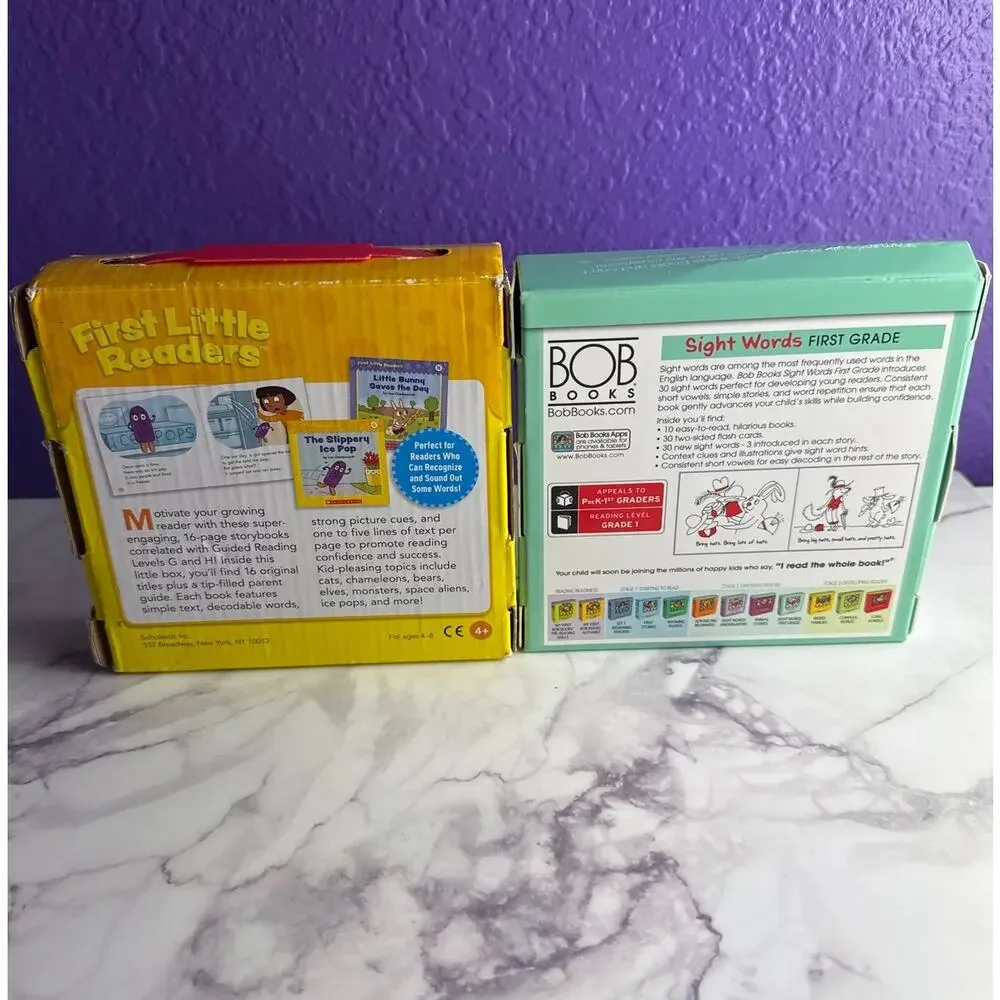 Scholastic Early Reader Lot: Bob Books Sight Words & First Little Readers G-H
